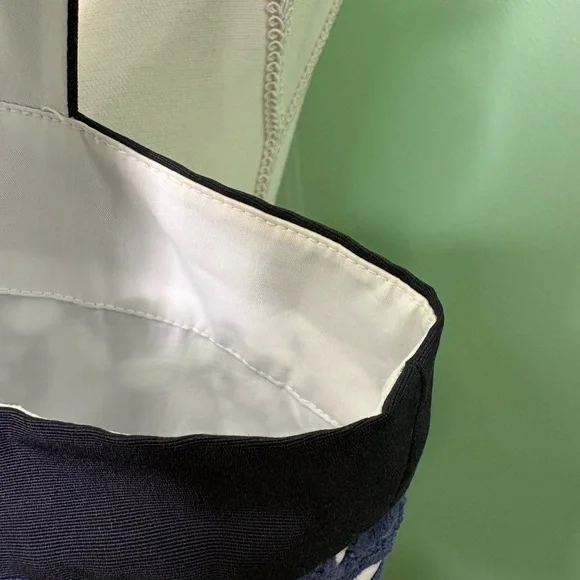 Tory Burch Navy Geometric Mini Dress - Picture 9 of 16